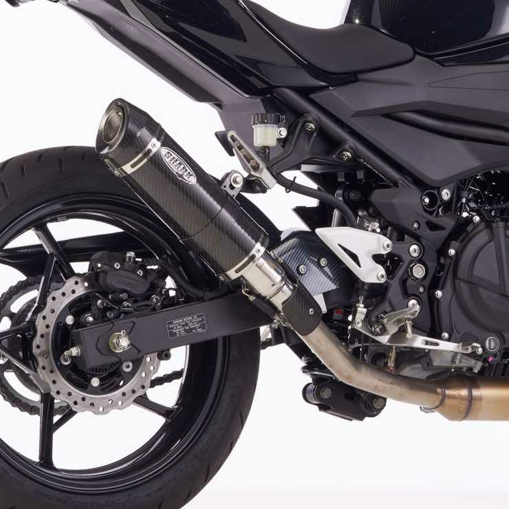 SHARK スリップオンマフラー Street GP カーボン KAWASAKI Ninja 400