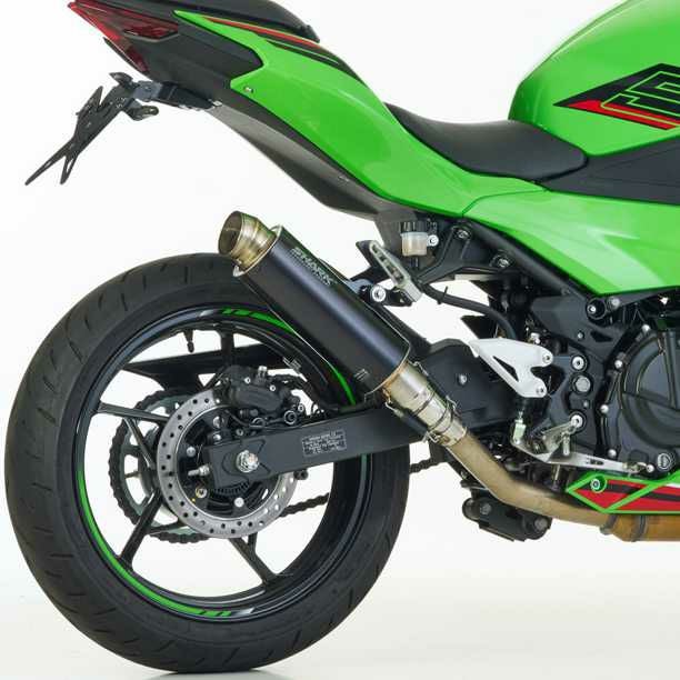 KAWASAKI Ninja 400 (2022-2024) Z400 (2022-2024) スリップオンマフラー (2-1)SRC 4 スーパーショートSHARK_4