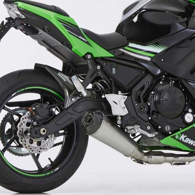 Z650RS 22-23 フルエキゾーストマフラー EURO5 ブラック/カーボン 
