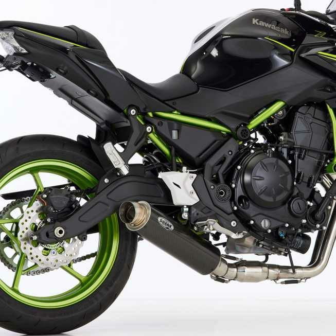 Ninja650 Z650 2017以降対応　フルエキゾーストマフラー　チタン　カーボン SHARK フルエキゾースト SRC 4 カーボン KAWASAKI Ninja 650 (2023