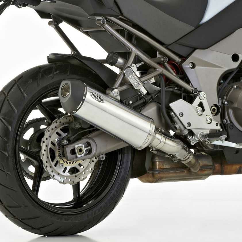 SHARK スリップオンマフラー DSX-5 アルミ合金 KAWASAKI Versys 1000