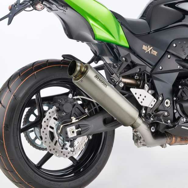 SHARK スリップオンマフラー SRC 4 チタニウム KAWASAKI Z750 (2004