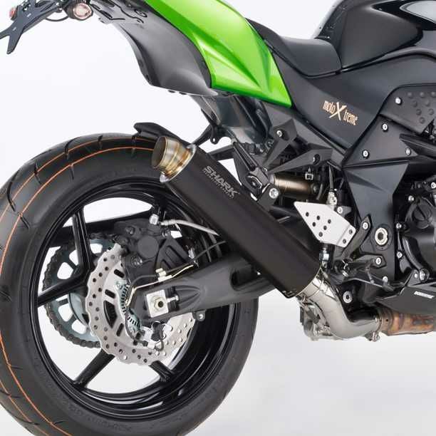 SHARK スリップオンマフラー DSX-5 アルミ合金 KAWASAKI Z750 (2007
