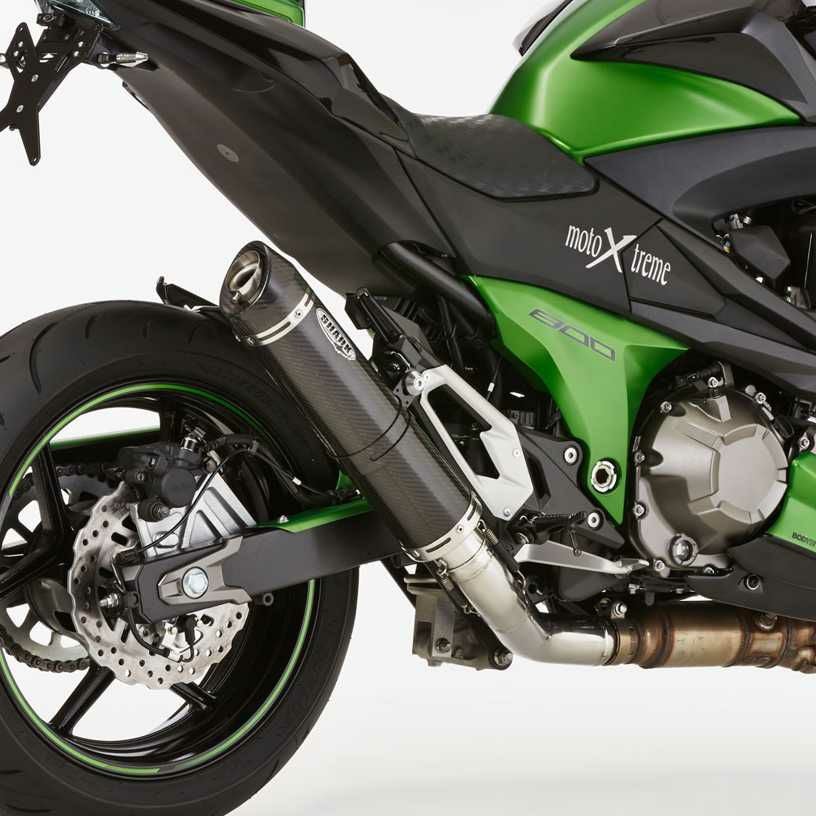 SHARK スリップオンマフラー Street GP カーボン KAWASAKI Z800 (2013