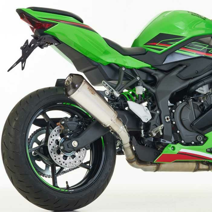 KAWASAKI ZX-4R / SE / RR (2023-2025) スリップオンマフラー (4-1)DSX-7 スーパーショートSHARK_1
