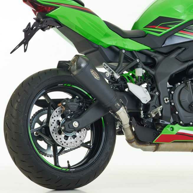 KAWASAKI ZX-4R / SE / RR (2023-2025) スリップオンマフラー (4-1)DSX-7 スーパーショートSHARK_1