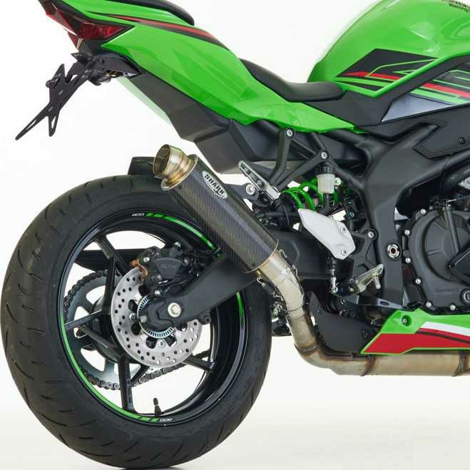 KAWASAKI ZX-4R / SE / RR (2023-2025) スリップオンマフラー (4-1)SRC 4 スーパーショートSHARK_1