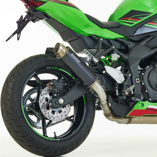 KAWASAKI ZX-4R / SE / RR (2023-2025) スリップオンマフラー (4-1)SRC 4 スーパーショートSHARK_1