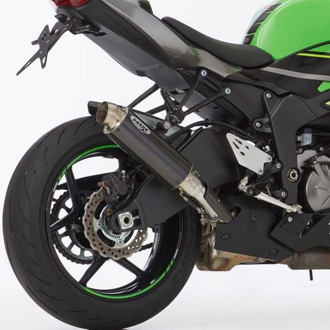 SHARK スリップオンマフラー SRC 4 カーボン KAWASAKI ZX-6R (2019-2020)