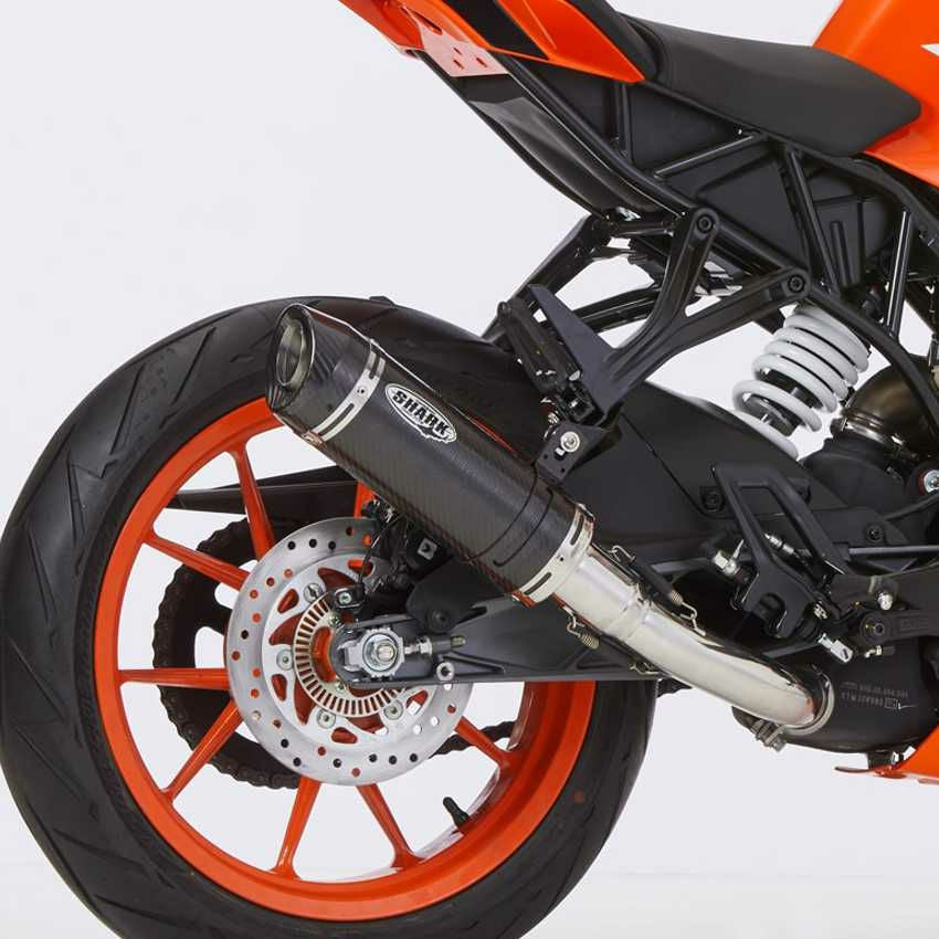 SHARK スリップオンマフラー Street GP カーボン KTM 125/250/390 Duke