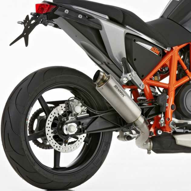 SHARK スリップオンマフラー SRC 4 チタニウム KTM 690 Duke (2012