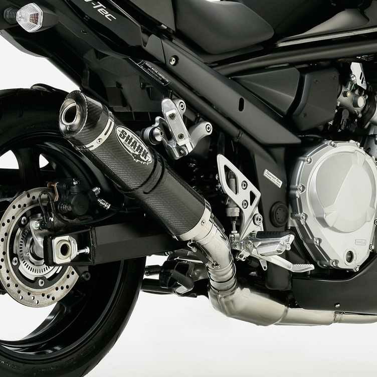 SHARK スリップオンマフラー Street GP カーボン SUZUKI GSF 1200