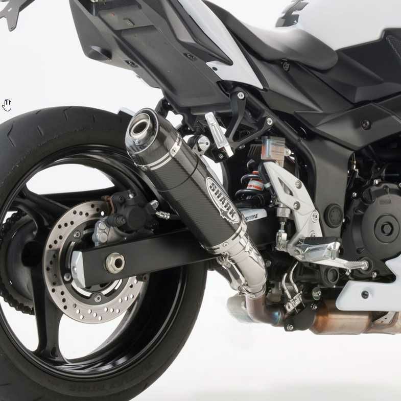 SC-PROJECT スリップオンマフラー　GSR750用　カーボン SC-PROJECT - CR-T スリップオンサイレンサー & フルチタンリンク