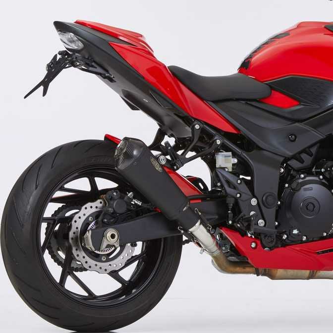 gsr750 マフラー SHARK スリップオンマフラー DSX-7 ステンレス SUZUKI GSR750 (2011-2016)