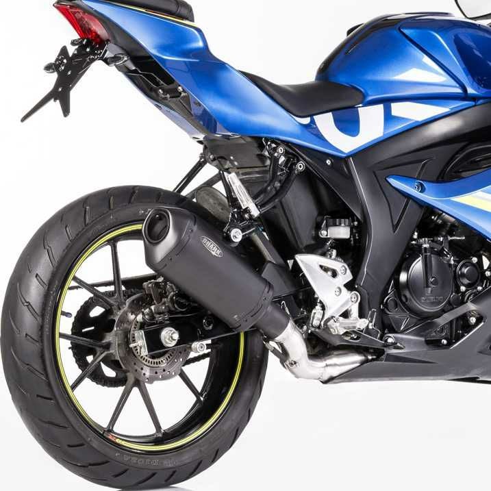 【終了】12.5馬力 SUZUKI EN125-2A マフラーフルエキ スズキ EN125-2A エキゾーストマフラー QUIET 耐熱ブラック ORM製