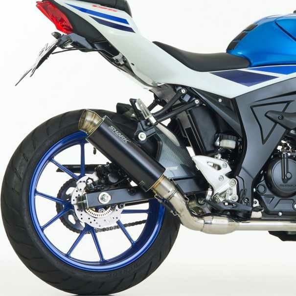 SHARK フルエキゾースト SRC 4 アルミ合金 SUZUKI GSX-R 125 (2017-2021)