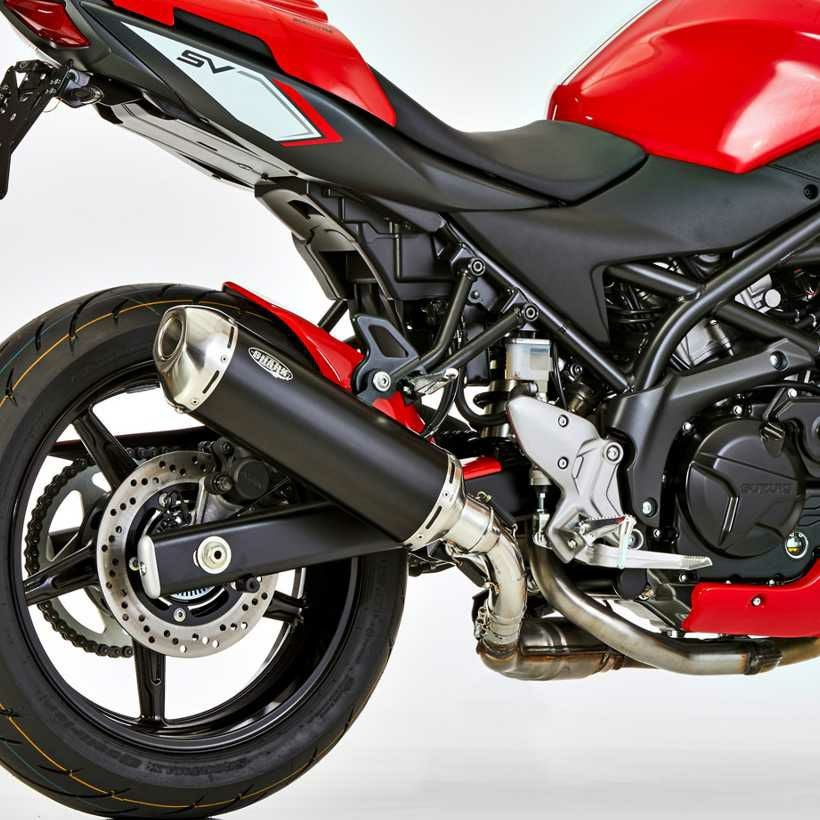 SV650 リアフェンダー ハガー 2016- ブラック シルバーメッシュ