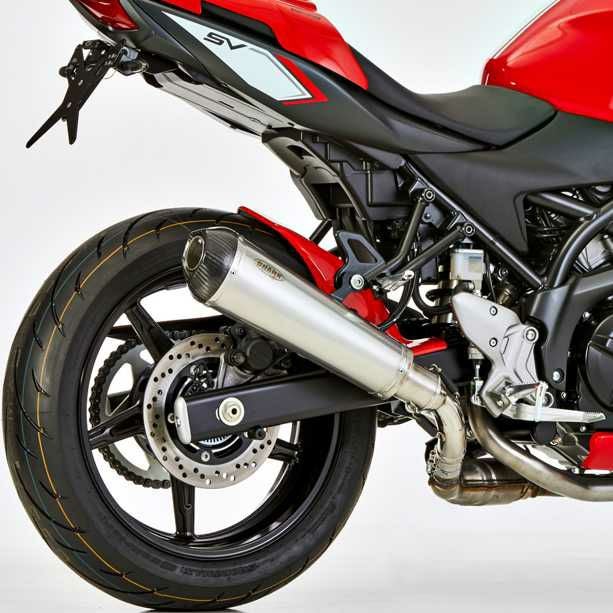 HURRIC スリップオンマフラー Supersport ブラック SUZUKI SV650 / SV650X