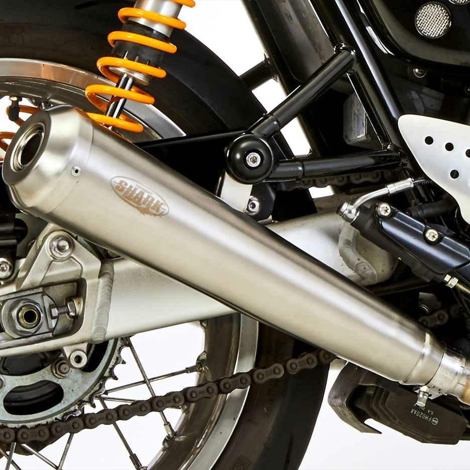 SHARK スリップオンマフラー Retro ステンレス TRIUMPH Speed Twin