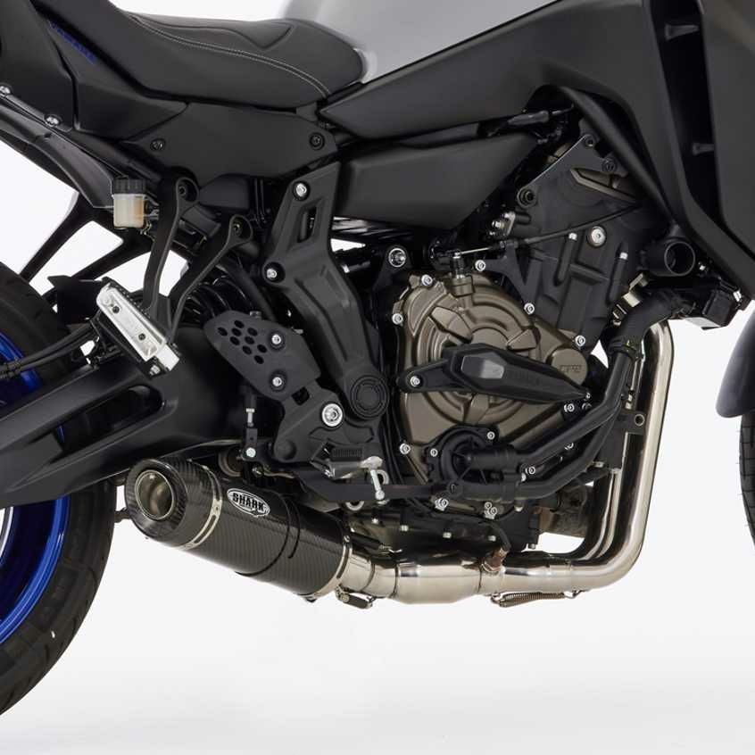 SHARK フルエキゾースト Street GP カーボン YAMAHA MT-07 / Tracer 7