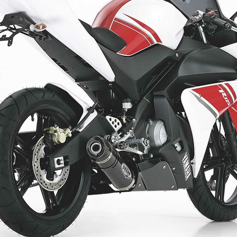 SHARK フルエキゾースト Street GP カーボン YAMAHA MT-125 / YZF-R125