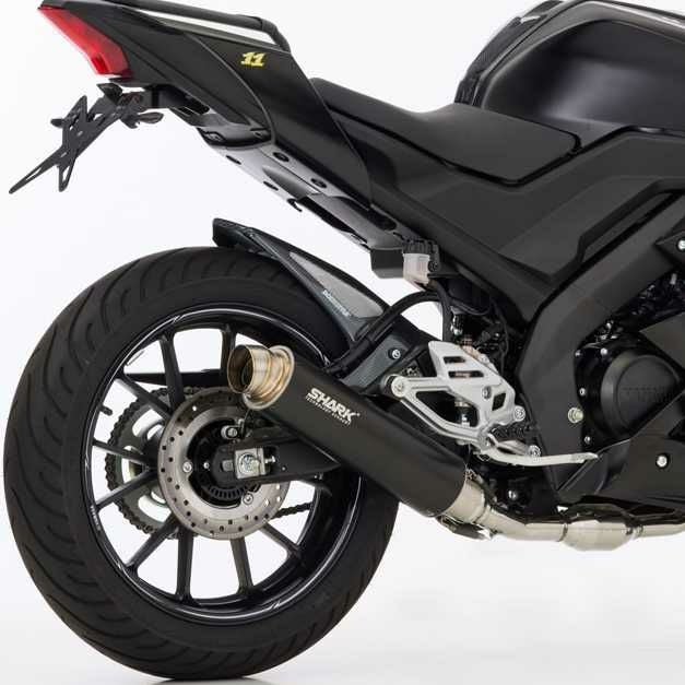 SHARK フルエキゾースト SRC 4 アルミ合金 YAMAHA MT-125 (2020) YZF