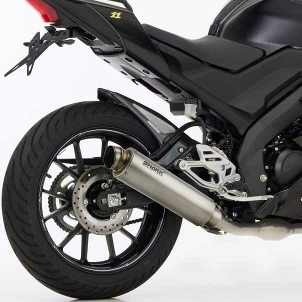 SHARK フルエキゾースト SRC 4 チタニウム YAMAHA MT-125 (2020) YZF