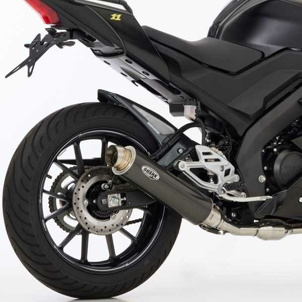 SHARK フルエキゾースト SRC 4 カーボン YAMAHA MT-125 / XSR125 / YZF