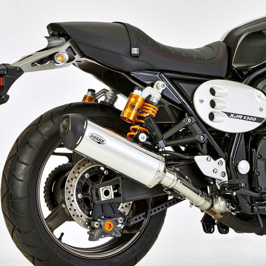 XJR マフラー SHARK スリップオンマフラー DSX-7 ステンレス YAMAHA XJR1300 (2007-2016)