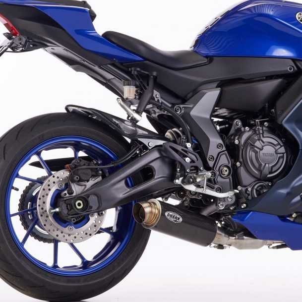 YAMAHA YZF-R7 (2021-) フルエキゾーストマフラー (2-1)SRC 4 スーパーショートSHARK_1