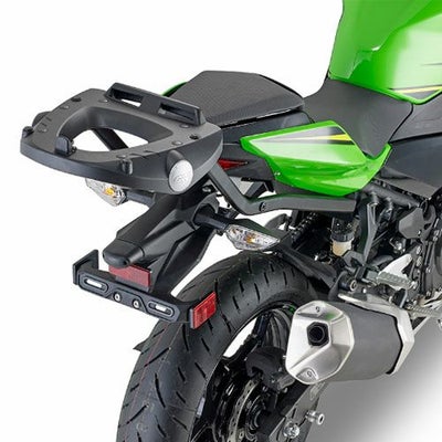Ninja400/Z400 18-22 MONOLOCK対応トップケース用 リアキャリア GIVI ... オートバイリアラゲッジラック 用 カワサキ 用 ニンジャ400 Z400 リアラック オートバイ用荷物サイドケースボックスラックブラ