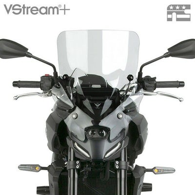 ヤマハ MT-07 25- VStream+ ミドル スクリーン ウインドシールド ライトスモーク NationalCycle_1