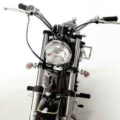 汎用 69ベーツライト クローム モーターロック | バイクカスタムパーツ 
