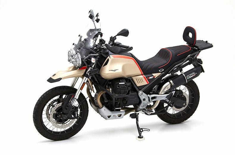 モトグッツィ V85TT シート キャノンデュアルスポーツサドル Corbin