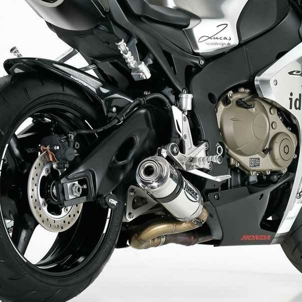 HURRIC スリップオンマフラー Supersport シルバー HONDA CBR1000RR
