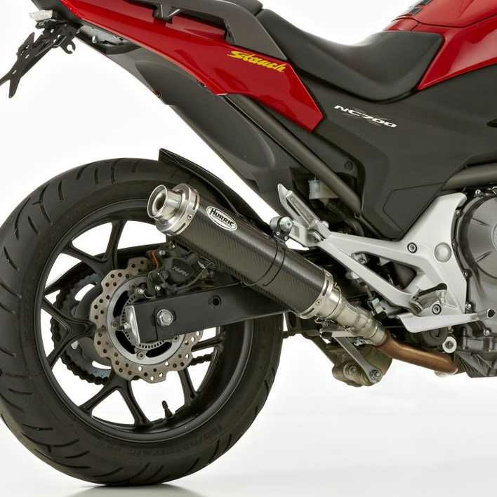 HURRIC スリップオンマフラー Pro 2 シルバー HONDA NC700S / NC700X