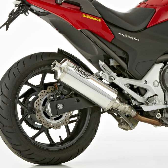 HURRIC スリップオンマフラー Supersport シルバー HONDA NC750S / NC750X