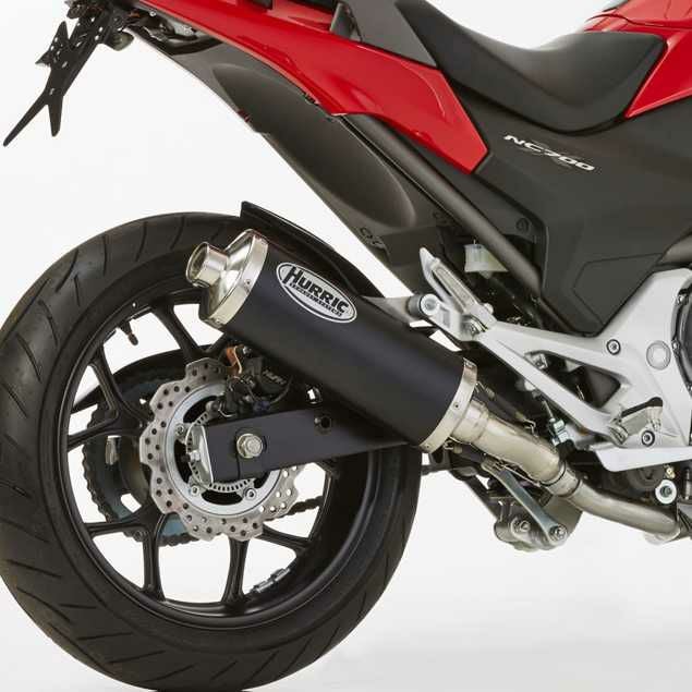 HURRIC スリップオンマフラー Pro 2 マットブラック HONDA NC750S / NC750X
