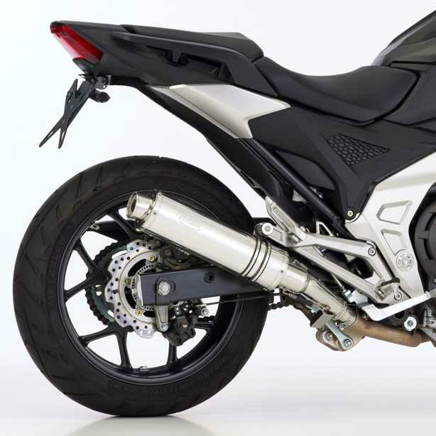 HURRIC スリップオンマフラー Supersport シルバー HONDA NC750S / NC750X