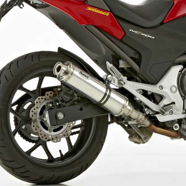 HURRIC スリップオンマフラー Supersport シルバー HONDA NC750S / NC750X