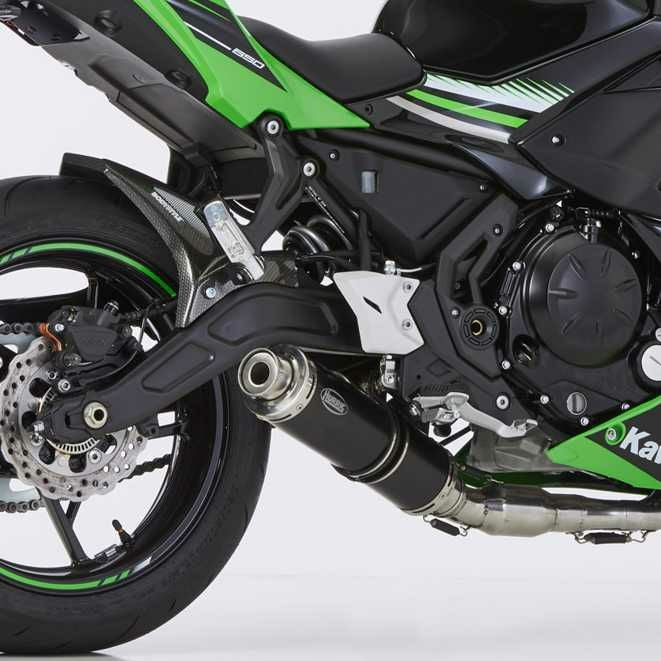  F650CSにつけていたマフラー CS Racing ZX-6R (19-25) アンダーマウント サイド出しマフラー！ AxxL