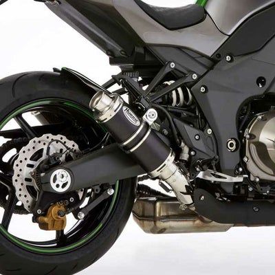 HURRIC スリップオンマフラー Pro 2 マットブラック KAWASAKI Z1000 