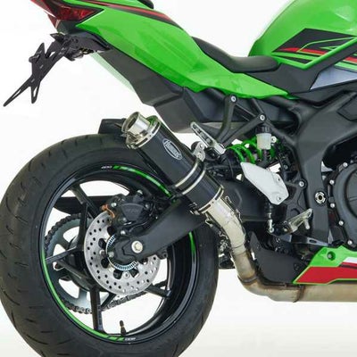 HURRIC スリップオンマフラー Supersport シルバー KAWASAKI ZX-4R 