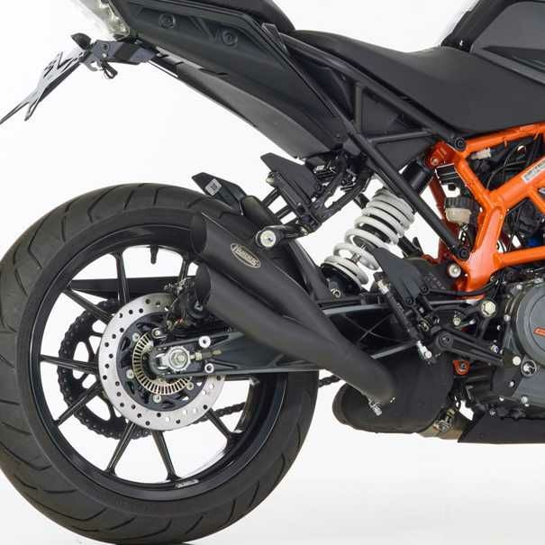 KTM390DUKEのマフラー等 Mivv KTM 390DUKE 21-23 スリップオン MK3 ステンレス KT.025.SM3X