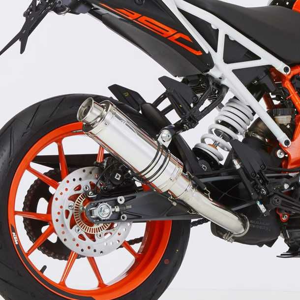 アクラポビッチ　 スリップオンマフラー KTM 990 DUKE用 純正 KTM 990デューク(04~12)（アクラポヴィッチ スリップオンライン）