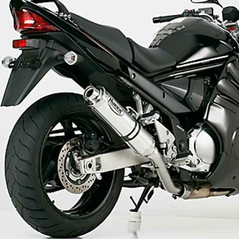 HURRIC ボルトオンマフラー Supersport シルバー KAWASAKI ZR-7 / ZX-7R
