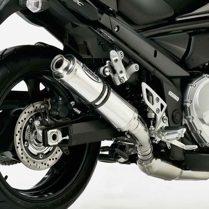 HURRIC スリップオンマフラー Supersport シルバー SUZUKI GSX 1250 FA