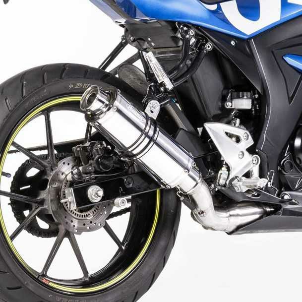 HURRIC フルエキゾーストマフラー Supersport シルバー SUZUKI GSX