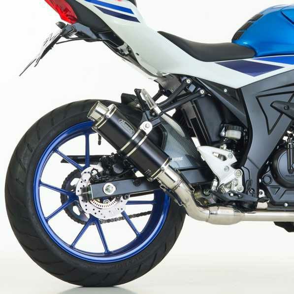 HURRIC フルエキゾーストマフラー Supersport ブラック SUZUKI GSX