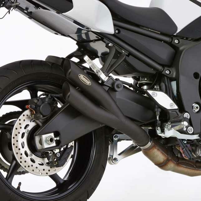 HURRIC スリップオンマフラー Pro 2 マットブラック YAMAHA FZ8 / FZ8